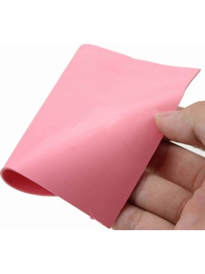 Wozlo 0.5mm 100X100MM Chipset Soğutucu Termal Pad - Cep Telefonu Notebook Ps4 Ps5 - Pembe - 9W/M.K
