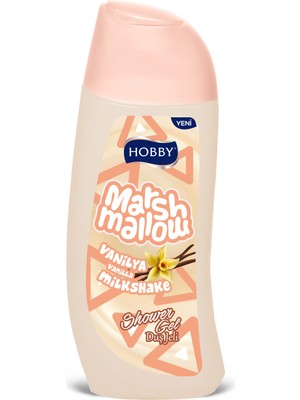 Hobby Duş Jeli Marshmallow Vanilyalı Kremsi Formül 500 ml Cilt Nem Dengesini Korur