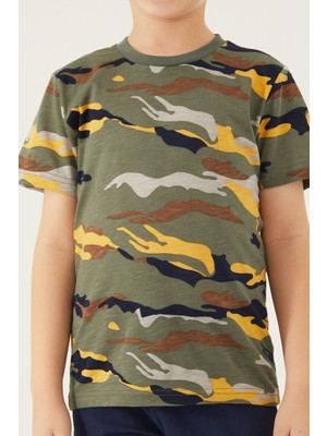 Rolypoly Military Camouflage Erkek Çocuk Bermuda Takım