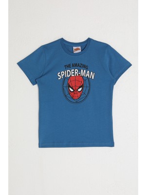 Marvel Comıcs Erkek Çocuk T-Shırt Cobalt