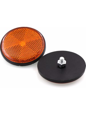 Scooter Yan Reflektör Yuvarlak 5 Mm(Somunsuz)