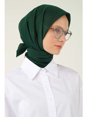 HE-QA Soft Kraş Eşarp Zümrüt