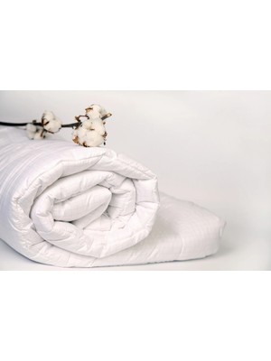 Casa Cozy Tek Kişilik Yorgan Özel Terry Cotton Mikrofiber Kumaş Yüksek Kalite Silikon Elyaf 160X220