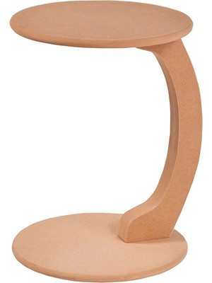 White Furniture Yuvarlak Servis Sehpası CDL028