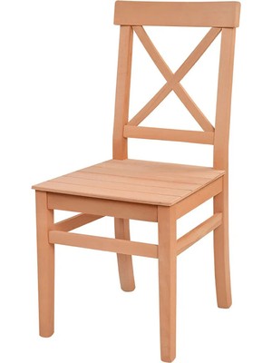 White Furniture Çapraz Tahtalı Sandalye CDL050