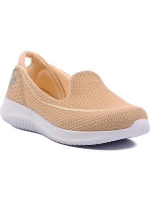 Pierre Cardin PC-30168 Krem Esnek Fileli Kadın Spor Ayakkabı