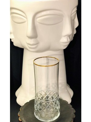 Koleksiyon Aheste Klasik Altın Rakı&Limonata Bardağı 6'lı