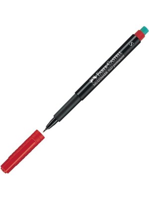 Faber-Castell Asetat Kalemi (S) Kırmızı