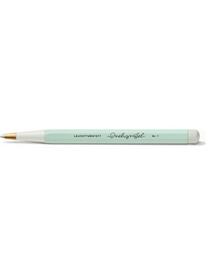 Leuchttrum 1917 Drehgriffel No.1 Siyah Mürekkepli Jel Kalem Mint Green 367281