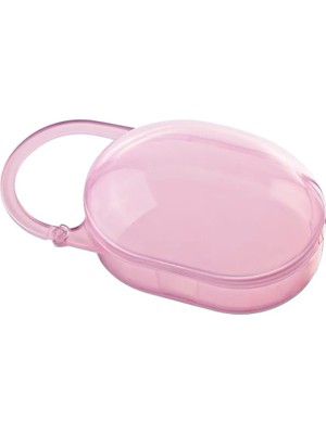 Bebsi Emzik Kutusu Pembe Renkli Kullanışlı Plastik Aksesuar Çocuklar İçin