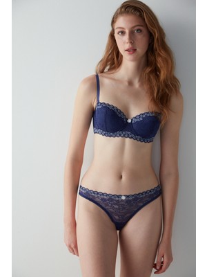 Penti Bloom Dantelli Lacivert Sütyen