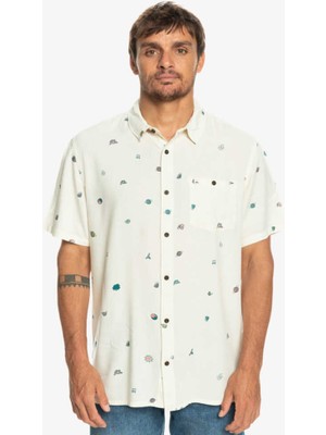 Quiksilver Minimark Erkek Bej Gömlek
