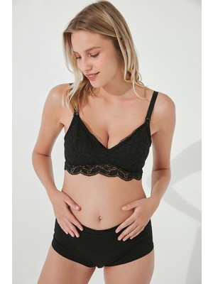 Penti Siyah Mama Removable Padded Bralet