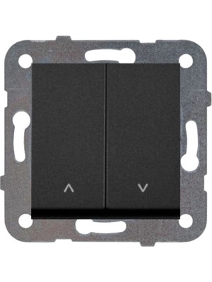 Viko Artline Novella Siyah Jaluzi Kumanda Anahtarı Çerçevesiz 92605516