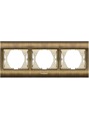 Panasonic Thea Blu Antique+Dore Üçlü Çerçeve - WBTF08035AQ-TR