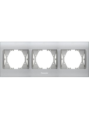 Panasonic Thea Blu Chrome Matt+Beyaz Üçlü Çerçeve - WBTF08035CM-TR