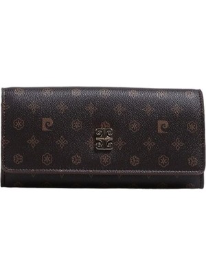 Pierre Cardin Monogram Kahve Kadın Portföy & Clutch Çanta 06PC23Y704-MN