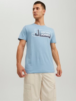 Giyinsen Jack & Jones Jcologan Tee Ss Crew Neck SS23 Sn Erkek Tişört - 12228078