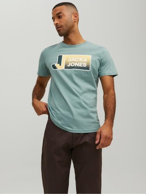 Giyinsen Jack & Jones Jcologan Tee Ss Crew Neck SS23 Sn Erkek Tişört - 12228078