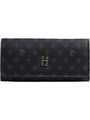 Pierre Cardin Monogram Siyah Kadın Portföy & Clutch Çanta 05PC23Y704-MN