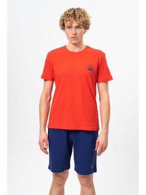 Benetton BNT-M099-R-23Y Erkek T-Shirt