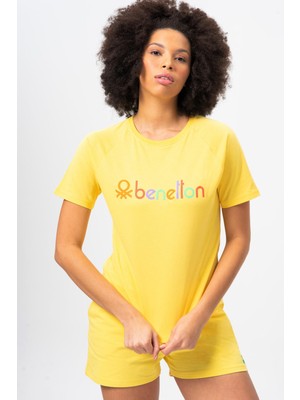Benetton BNT-W20360-23Y Kadın T-Shirt