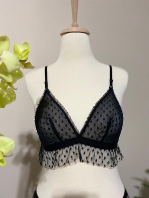 Mj Butik Roxanne Tül Bralette Takım