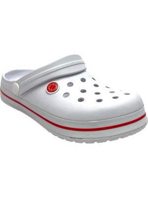 Liger Unisex Confort Medikal Hemşire Sabo Terlik BEYAZ