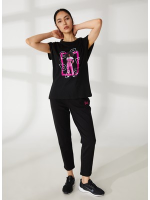 Barbie T-Shirt, L, Siyah