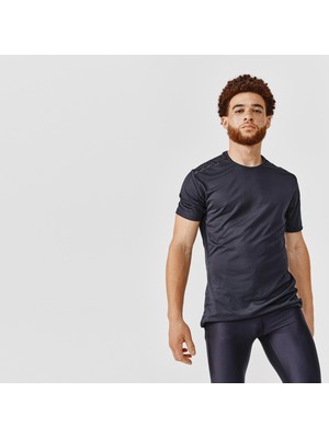 Decathlon Kalenji Erkek Koşu Tişörtü - Siyah - Dry