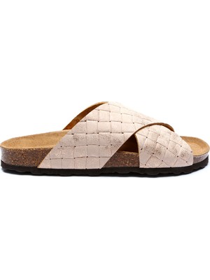 Kifidis Softstep 12062 Ch-Kifidis Soft Step Kadın Çapraz Bantlı Mantar Terlik 36-41