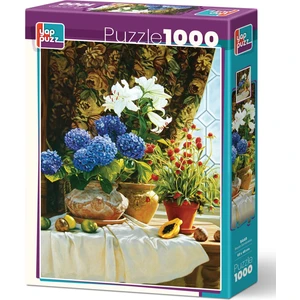 Beyaz Zambaklar  1000 Parça Puzzle