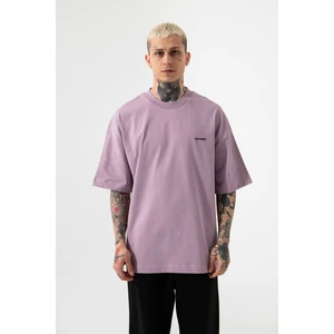 Oversıze Basıc Pamuklu T-Shırt Pembe