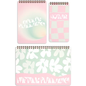 Matt Notebook 3’lü Spiralli Masaüstü Planlayıcı Set