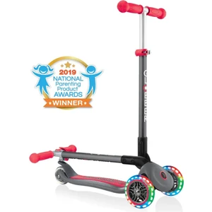 Primo Katlanabilir Işıklı 3 Tekerlekli Scooter - Kırmızı