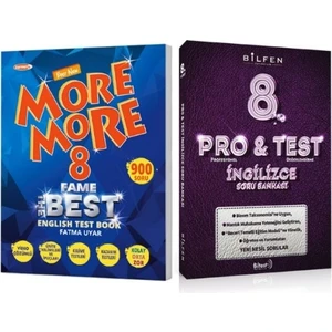 More & More More And More 8. Sınıf Fame Fenomen English Test Book + Pro&test Soru Bankası 8. Sınıf İngilizce