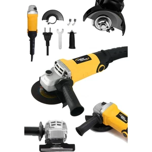 Lieber German Kesme ve Taşlama Makinası Teknoloji Bakır Sargılı 4100 W 115 mm Devir Ayarlı Spiral Avuç Içi