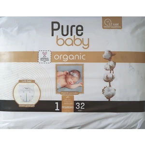 Pure Baby Pamuk Jumbo Newborn No:1 32'li