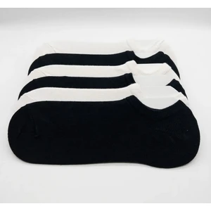 Ciho Socks Daily Kadın 6 Çift Pürüzsüz Modal Siyah-Beyaz Soft Touch  Görünmez Sneaker Patik Çorap