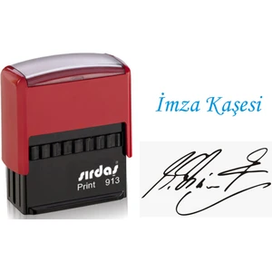 Yüksel 34 Imza Kaşesi , Imzanıza Özel Kaşe , Kendinden Mürekkepli Tam Otomatik