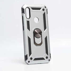 Huawei Y6 2019 Kılıf Ultra Koruyan Yüzüklü Tank Stand Olan Mıknatıslı Voyotank
