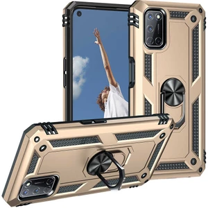 Oppo A92 Kılıf Ultra Koruyan Yüzüklü Tank Stand Olan Mıknatıslı Voyotank