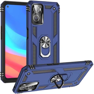 Oppo A96 Kılıf Ultra Koruyan Yüzüklü Tank Stand Olan Mıknatıslı Voyotank