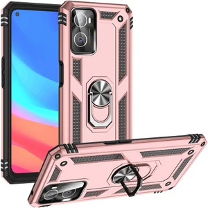 Oppo A76 Kılıf Ultra Koruyan Yüzüklü Tank Stand Olan Mıknatıslı Voyotank