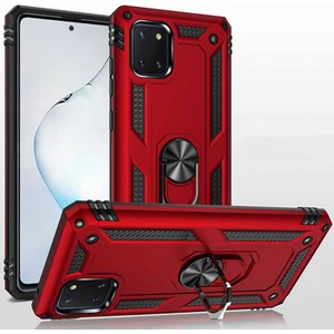 Samsung Galaxy A81 Kılıf Ultra Koruyan Yüzüklü Tank Stand Olan Mıknatıslı Voyotank