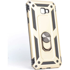 Samsung Galaxy J4 Plus Kılıf Ultra Koruyan Yüzüklü Tank Stand Olan Mıknatıslı Voyotank