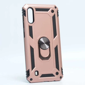 Samsung Galaxy M10 Kılıf Ultra Koruyan Yüzüklü Tank Stand Olan Mıknatıslı Voyotank