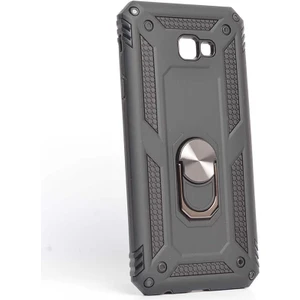 Samsung Galaxy J4 Plus Kılıf Ultra Koruyan Yüzüklü Tank Stand Olan Mıknatıslı Voyotank