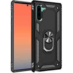 Samsung Galaxy Note 10 Kılıf Ultra Koruyan Yüzüklü Tank Stand Olan Mıknatıslı Voyotank