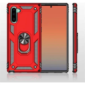 Samsung Galaxy Note 10 Kılıf Ultra Koruyan Yüzüklü Tank Stand Olan Mıknatıslı Voyotank